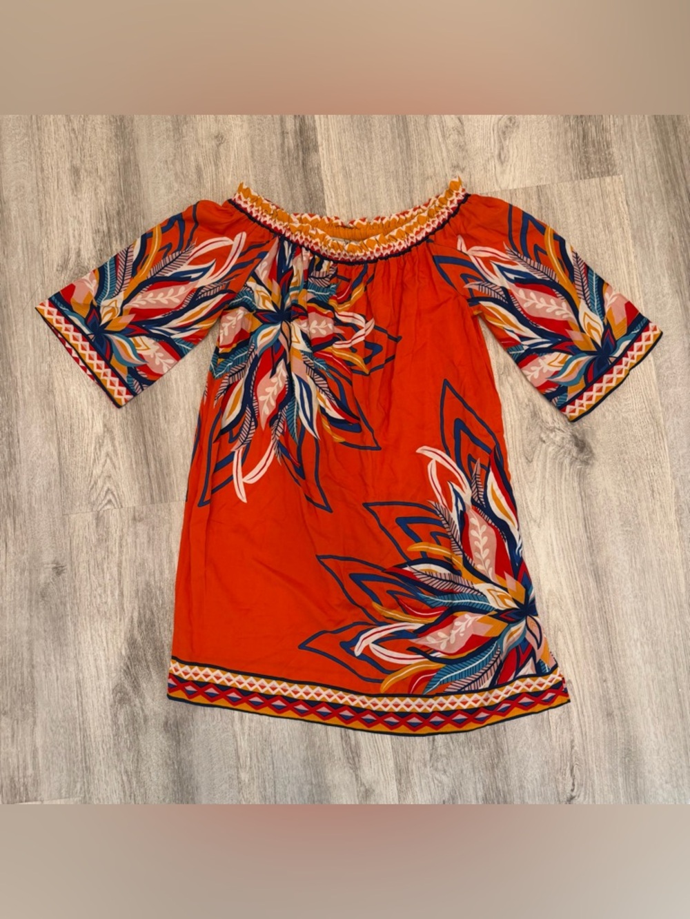 Free Market by‎ Flying Tomato Boho Off-Shoulder Dress – Size Small